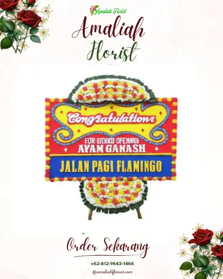 Sewa Papan Bunga Tengki